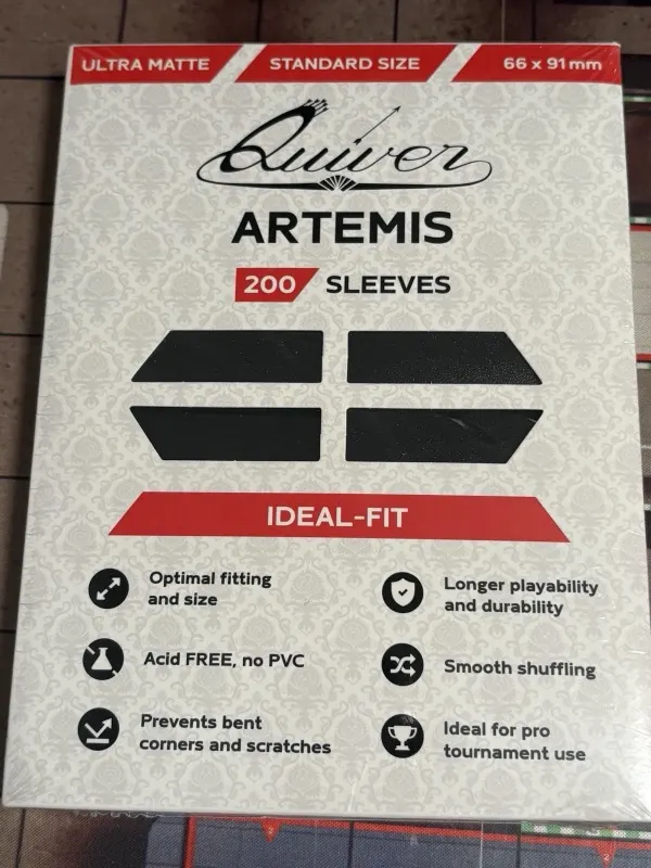 Artemis Ultra Matte sleeves, 200 count, donated by Quiver Time