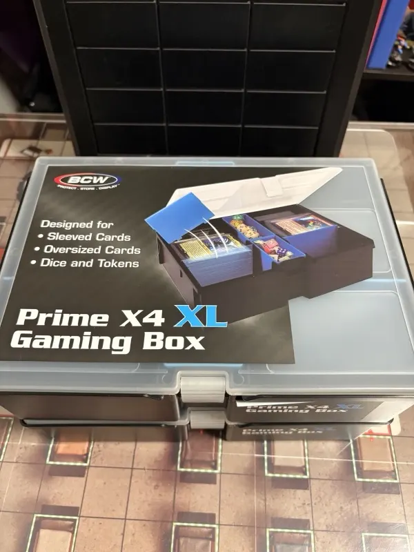 Prime X4 XL gaming box, donated by BCW Supplies