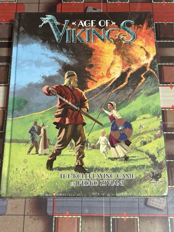 Age of Vikings core rulebook, donated by Chaosium