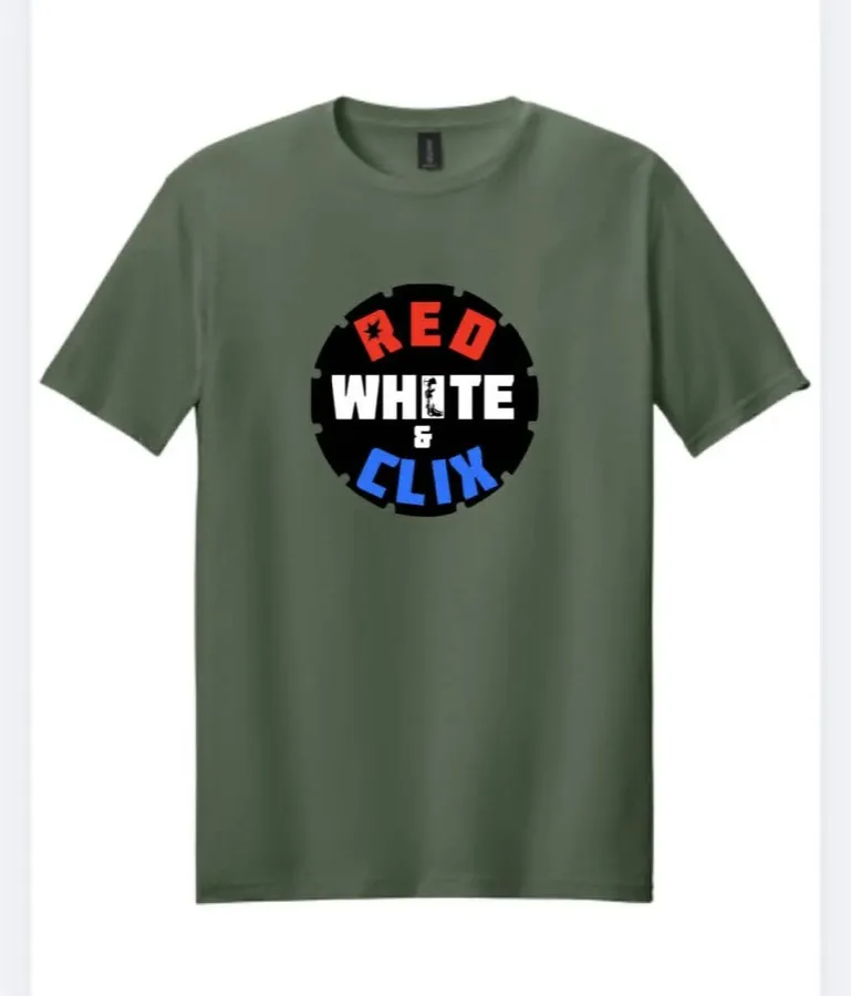 Red White & Clix Original Style T-shirt