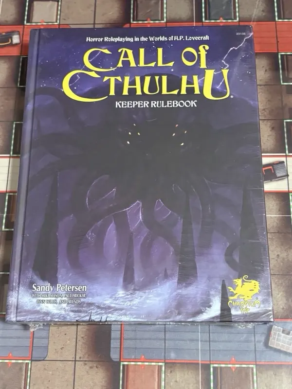 Call of Cthulhu Keeper Rulebook, donated by Chaosium